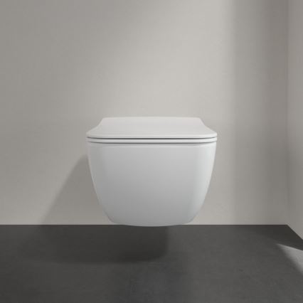 Villeroy & Boch 4611RSR1 - Závěsné WC s prkénkem SoftClose VENTICELLO keramika/bílá
