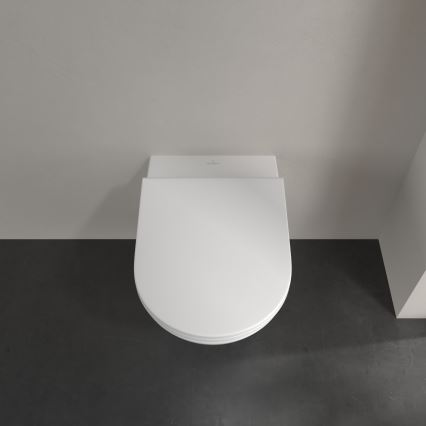 Villeroy & Boch 4670T901 - Závěsné WC s prkénkem SoftClose SUBWAY 3.0 keramika/bílá