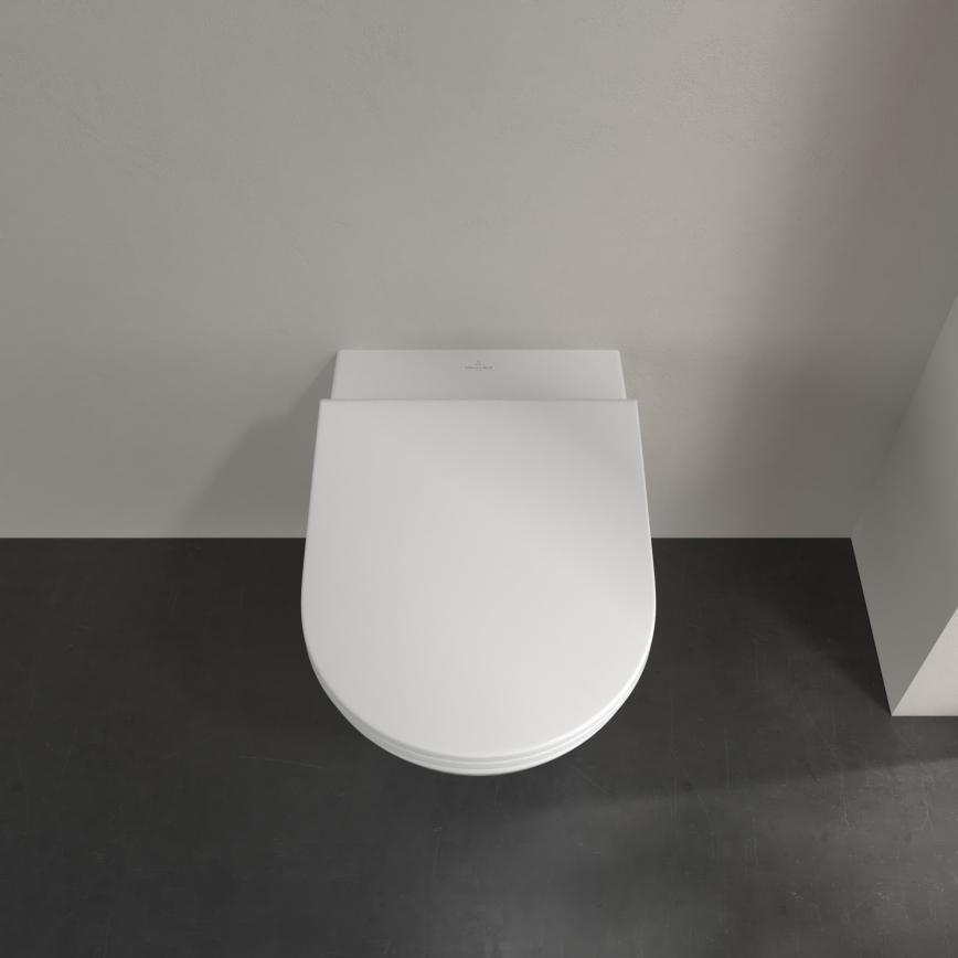Villeroy & Boch 4670T901 - Závěsné WC s prkénkem SoftClose SUBWAY 3.0 keramika/bílá