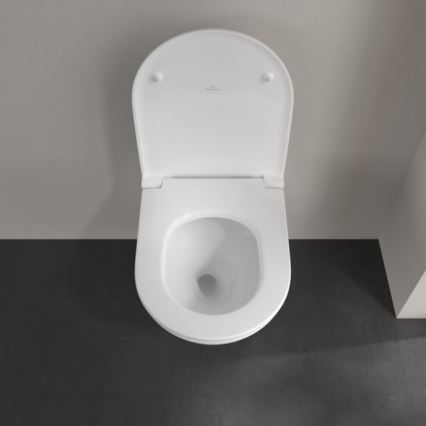 Villeroy & Boch 4670T901 - Závěsné WC s prkénkem SoftClose SUBWAY 3.0 keramika/bílá