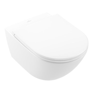 Villeroy & Boch 4670T901 - Závěsné WC s prkénkem SoftClose SUBWAY 3.0 keramika/bílá