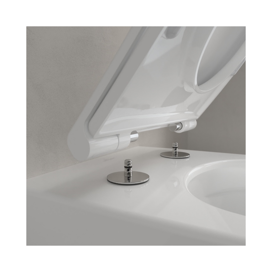 Villeroy & Boch 4670T9R1 - Závěsné WC s prkénkem SoftClose SUBWAY 3.0 keramika/bílá