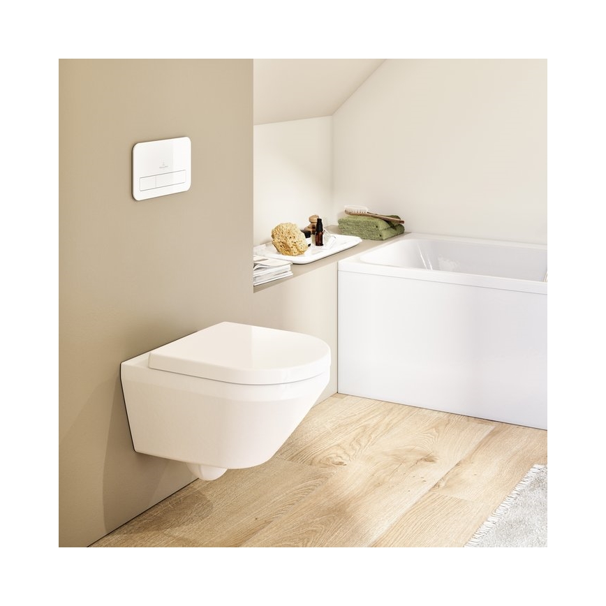 Villeroy & Boch 4694CL01 - Závěsné WC s prkénkem SoftClose ARCHITECTURA keramika/bílá