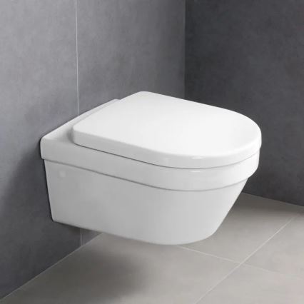 Villeroy & Boch 4694HRR1 - Závěsné WC s prkénkem SoftClose ARCHITECTURA keramika/bílá