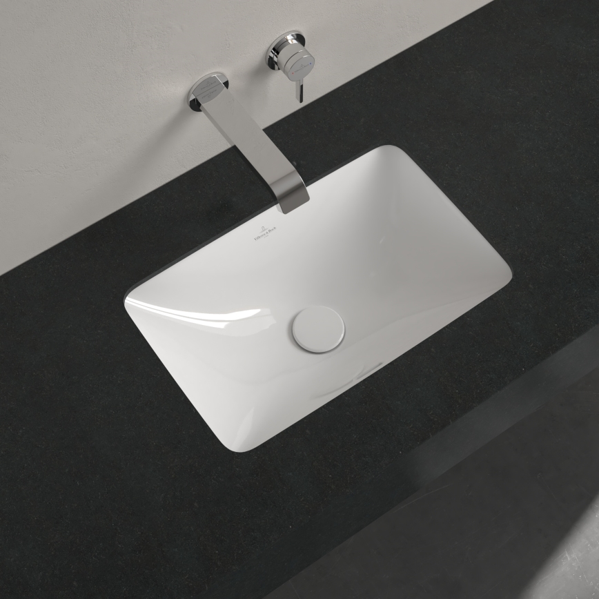 Villeroy & Boch 4A560001 - Zápustné umyvadlo LOOP&FRIENDS 45x28 cm keramika/bílá