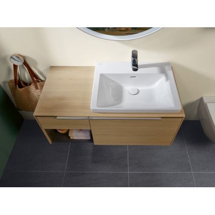Villeroy & Boch 4A706001 - Závěsné umyvadlo SUBWAY 3.0 60x47 cm keramika/bílá