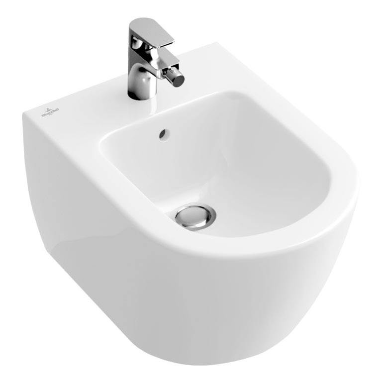 Villeroy & Boch 540000R1 - Závěsný bidet SUBWAY 2.0 37x56,5 cm keramika/bílá