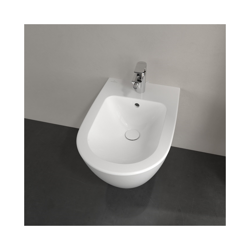 Villeroy & Boch 540000R1 - Závěsný bidet SUBWAY 2.0 37x56,5 cm keramika/bílá