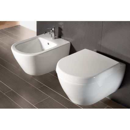 Villeroy & Boch 540000R1 - Závěsný bidet SUBWAY 2.0 37x56,5 cm keramika/bílá