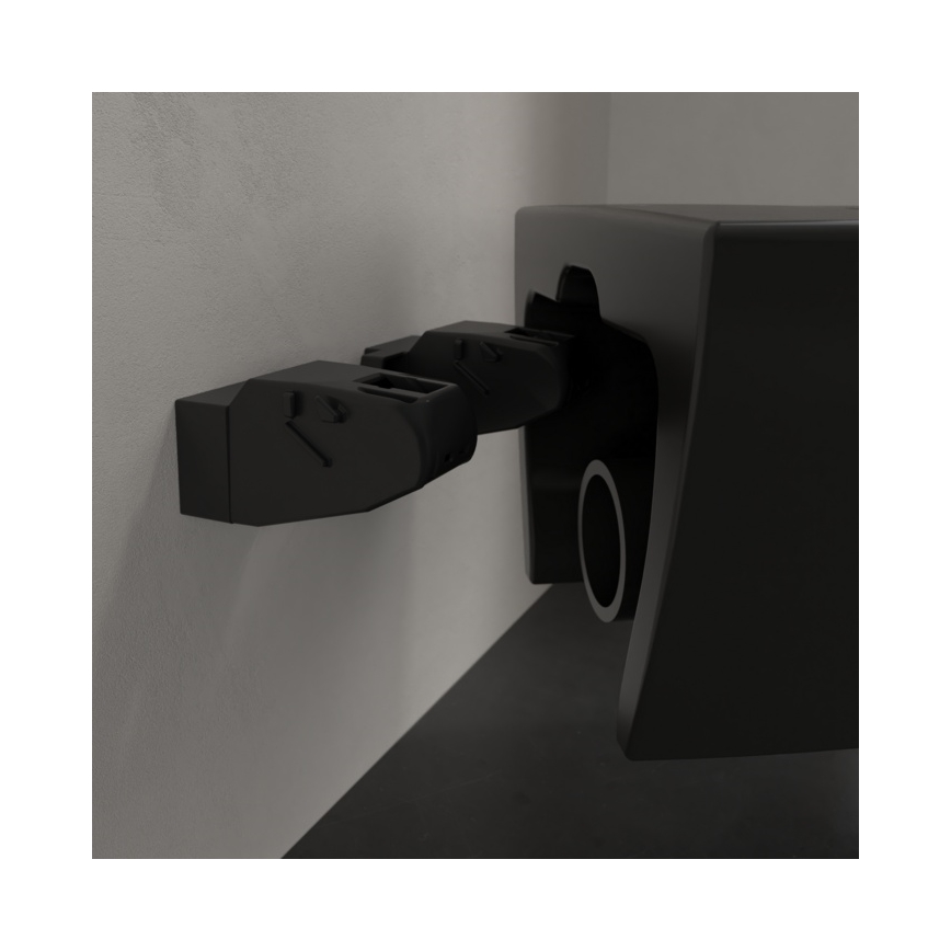 Villeroy & Boch 5614R0R7 - Závěsné WC SUBWAY keramika/černá