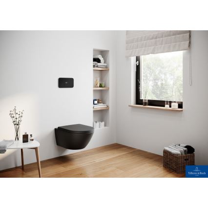 Villeroy & Boch 5614R0R7 - Závěsné WC SUBWAY keramika/černá