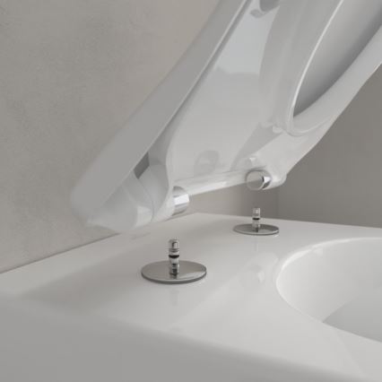 Villeroy & Boch 5614R201 - Závěsné WC s prkénkem SoftClose SUBWAY 2.0 keramika/bílá