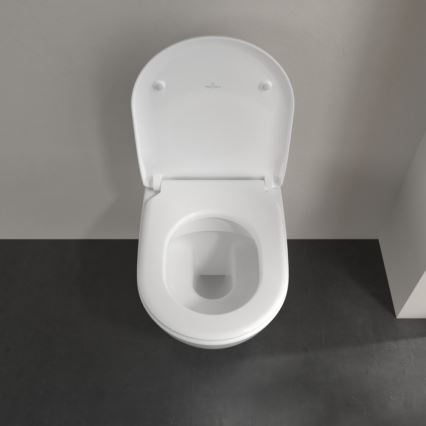 Villeroy & Boch 5614R2R1 - Závěsné WC s prkénkem SoftClose SUBWAY 2.0 keramika/bílá