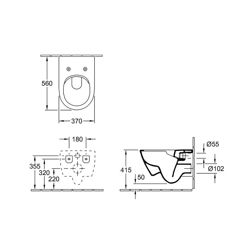 Villeroy & Boch 5614R2R1 - Závěsné WC s prkénkem SoftClose SUBWAY 2.0 keramika/bílá
