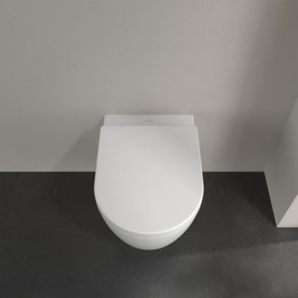 Villeroy & Boch 5656HRR1 - Závěsné WC s prkénkem SoftClose AVENTO keramika/bílá