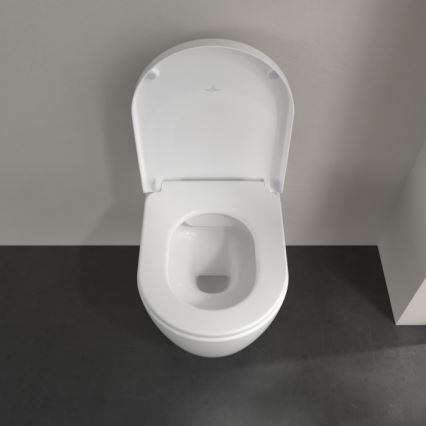 Villeroy & Boch 5656HRR1 - Závěsné WC s prkénkem SoftClose AVENTO keramika/bílá