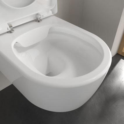 Villeroy & Boch 5656HRR1 - Závěsné WC s prkénkem SoftClose AVENTO keramika/bílá