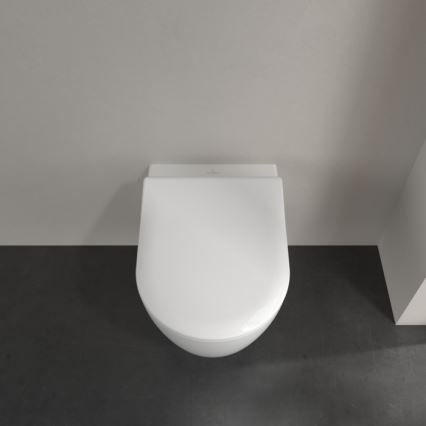 Villeroy & Boch 5656RS01 - Závěsné WC s prkénkem SoftClose AVENTO keramika/bílá