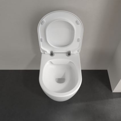 Villeroy & Boch 5656RS01 - Závěsné WC s prkénkem SoftClose AVENTO keramika/bílá