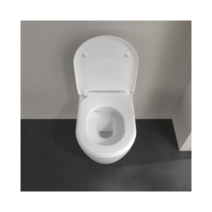 Villeroy & Boch 5656RSR1 - Závěsné WC s prkénkem SoftClose AVENTO keramika/bílá