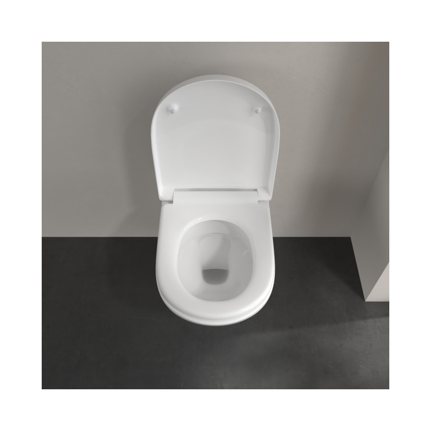 Villeroy & Boch 5660H101 - Závěsné WC s prkénkem O.NOVO keramika/bílá