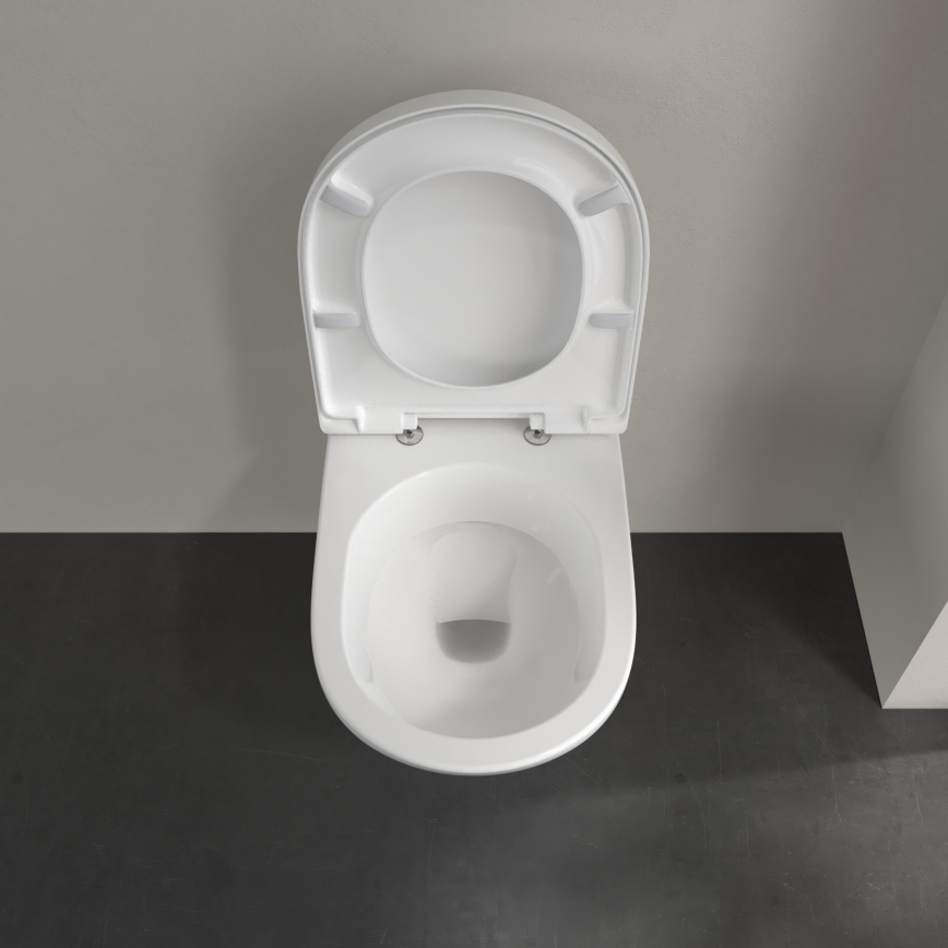 Villeroy & Boch 5660H101 - Závěsné WC s prkénkem O.NOVO keramika/bílá