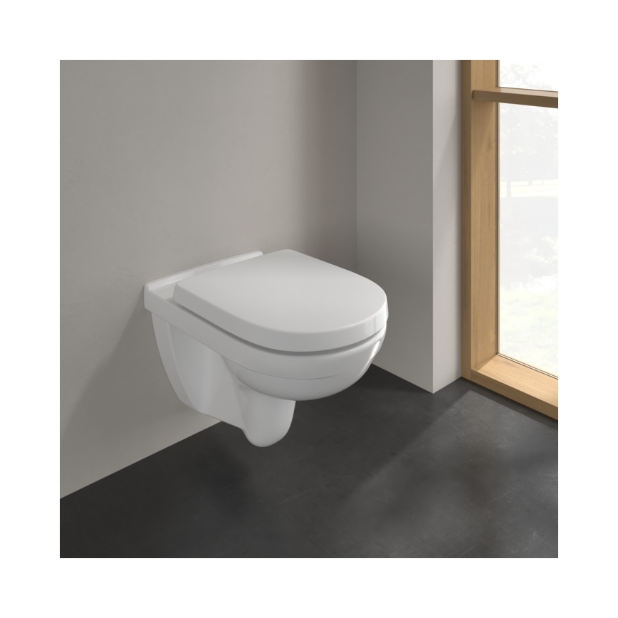 Villeroy & Boch 5660HR01 - Závěsné WC s prkénkem SoftClose O.NOVO keramika/bílá