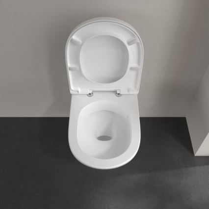 Villeroy & Boch 5660HR01 - Závěsné WC s prkénkem SoftClose O.NOVO keramika/bílá
