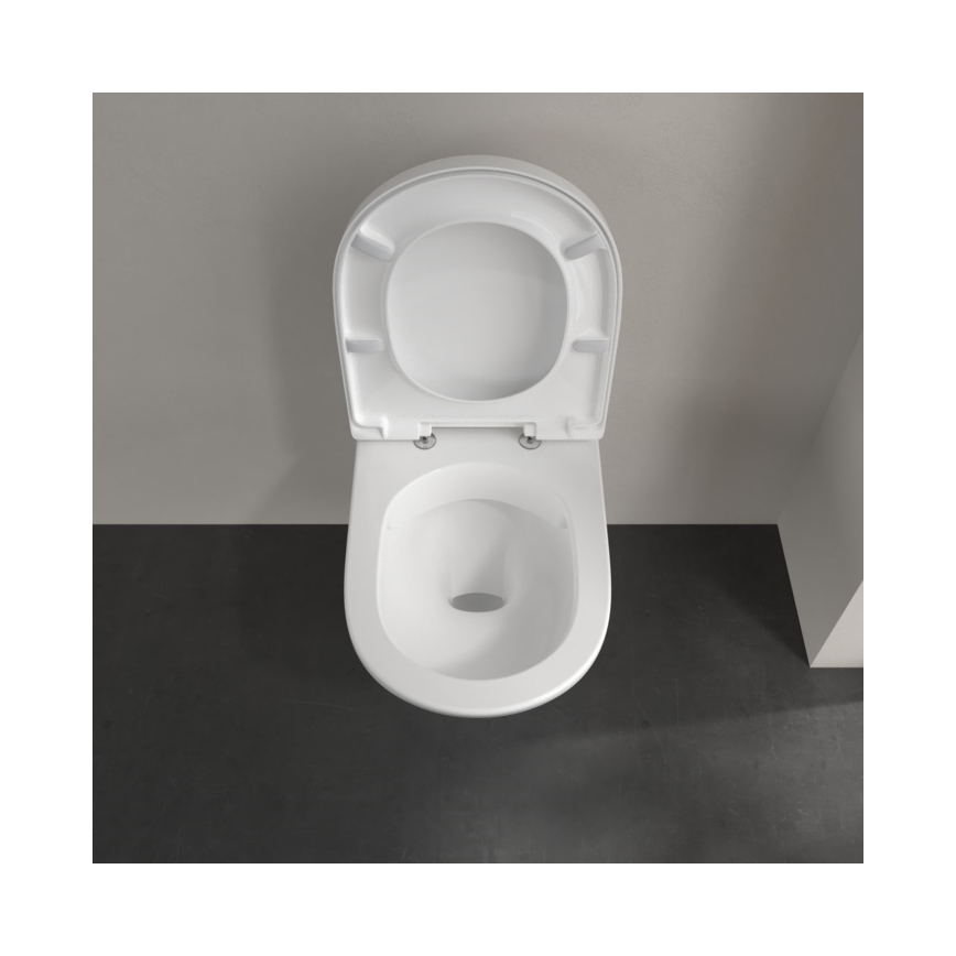 Villeroy & Boch 5660HR01 - Závěsné WC s prkénkem SoftClose O.NOVO keramika/bílá