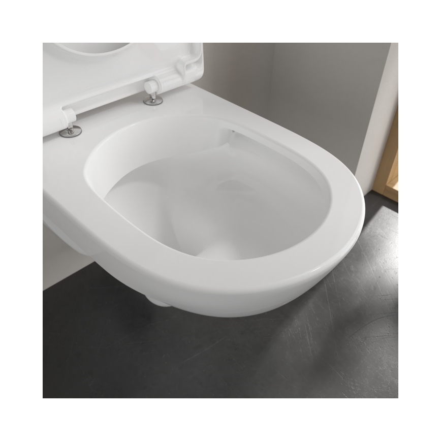 Villeroy & Boch 5660HR01 - Závěsné WC s prkénkem SoftClose O.NOVO keramika/bílá