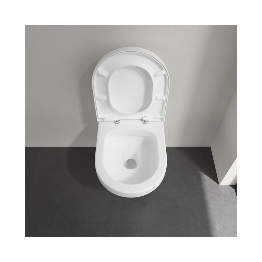 Villeroy & Boch 5684HR01 - Závěsné WC s prkénkem SoftClose ARCHITECTURA keramika/bílá