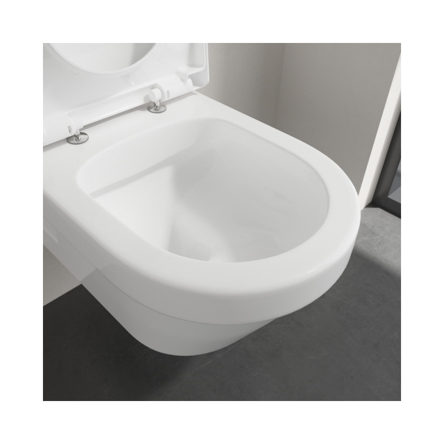 Villeroy & Boch 5684HRR1 - Závěsné WC s prkénkem SoftClose ARCHITECTURA keramika/bílá