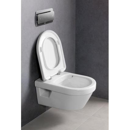 Villeroy & Boch 5684HRR1 - Závěsné WC s prkénkem SoftClose ARCHITECTURA keramika/bílá