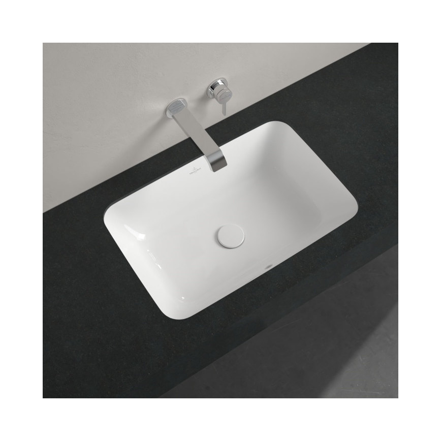 Villeroy & Boch 5A776001 - Zápustné umyvadlo ARCHITECTURA 57x37 keramika/bílá