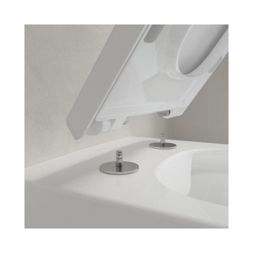 Villeroy & Boch 8M24S101 - Záchodové prkénko SoftClose MEMENTO 2.0 bílá