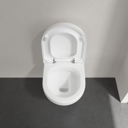 Villeroy & Boch 8M42S101 - Záchodové prkénko SoftClose SUBWAY 3.0 bílá