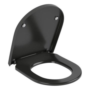 Villeroy & Boch 8M42S1R7 - Záchodové prkénko SoftClose SUBWAY černá
