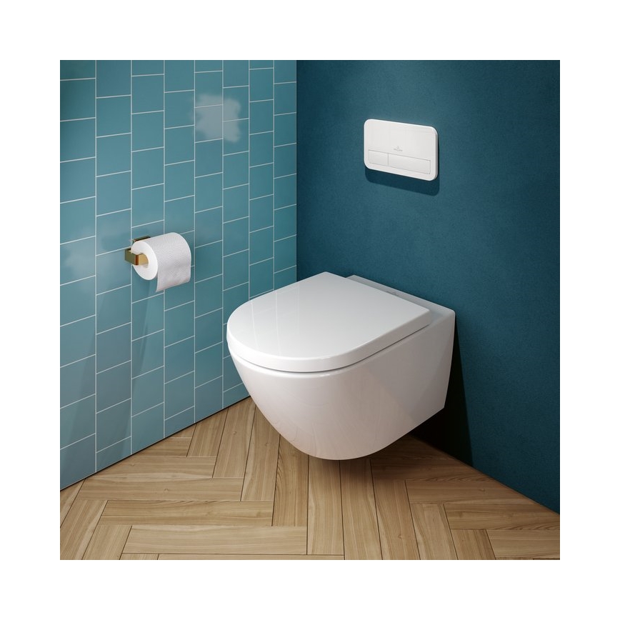 Villeroy & Boch 8M42S1T1 - Záchodové prkénko SoftClose SUBWAY 3.0 bílá