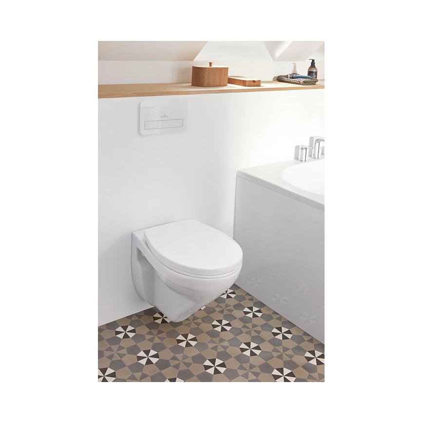 Villeroy & Boch 8M43S101 - Záchodové prkénko SoftClose O.NOVO bílá