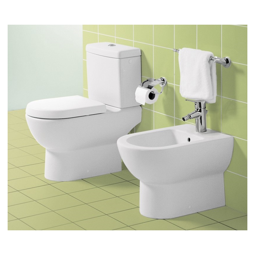 Villeroy & Boch 9M55S101 - Záchodové prkénko SoftClose SUBWAY bílá