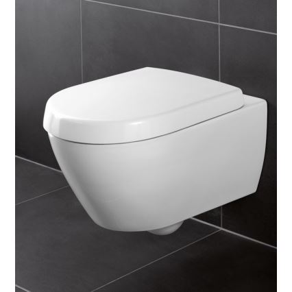 Villeroy & Boch 9M68S101 - Záchodové prkénko SoftClose SUBWAY 2.0 bílá