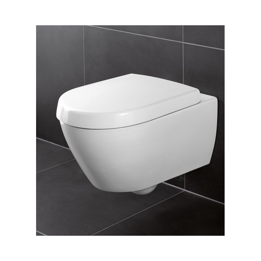 Villeroy & Boch 9M68S101 - Záchodové prkénko SoftClose SUBWAY 2.0 bílá