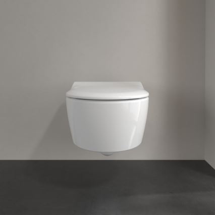 Villeroy & Boch 9M87S101 - Záchodové prkénko SoftClose AVENTO bílá