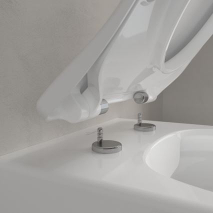 Villeroy & Boch 9M87S101 - Záchodové prkénko SoftClose AVENTO bílá
