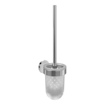 Villeroy & Boch TVA15101600061 - Nástěnná WC štětka ELEMENTS sklo/lesklý chrom