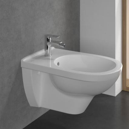 Villeroy & Boch TVB10420111061 - Bidetová baterie + výpusť O.NOVO lesklý chrom