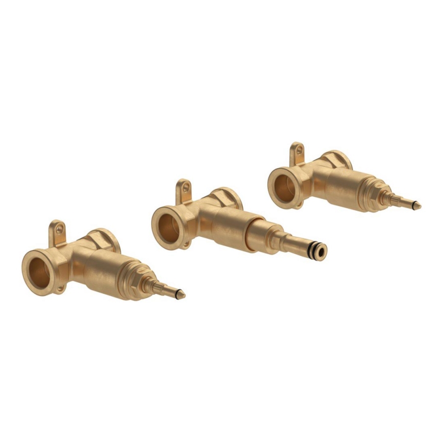 Villeroy & Boch TVW10610B15200 - Podomítková montážní jednotka pro 3-otvorovou baterii LOOP&FRIENDS mosaz