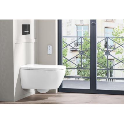 Villeroy & Boch V0E100R1 - Závěsný bidet s prkénkem SoftClose VICLEAN keramika/bílá +dálkové ovládání