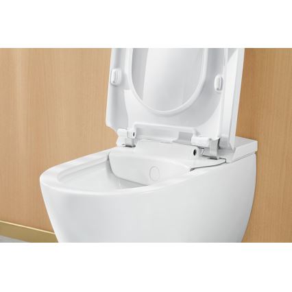 Villeroy & Boch V0E100R1 - Závěsný bidet s prkénkem SoftClose VICLEAN keramika/bílá +dálkové ovládání