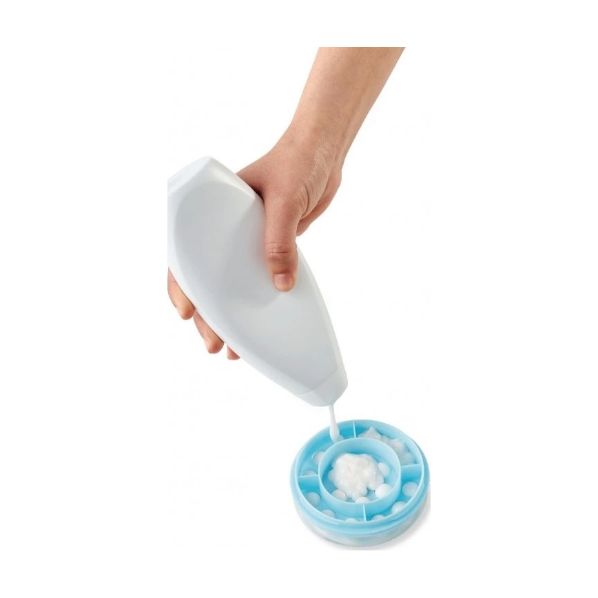 Vitility - Aplikátor sprchového gelu/tělového mléka bílá/modrá